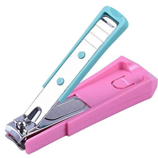AK Fashion Stainless-Steel Nail Cutter with Detachable Plastic Cover Body